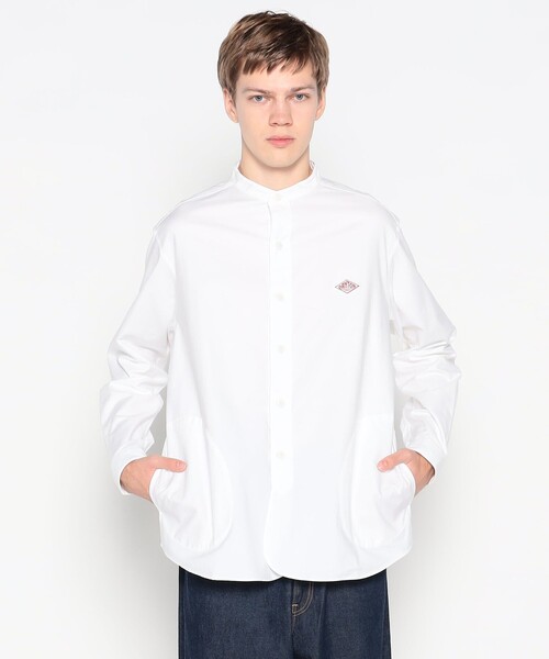 DANTON（ダントン）の「MEN'S PLAIN OXFORD BAND COLLAR SHIRT L/S（シャツ/ブラウス）」 WEAR