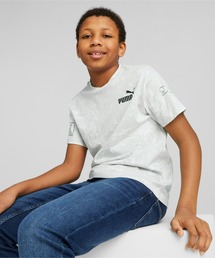 PUMA（プーマ）の「PUMA プーマ キッズ ボーイズ PUMA POWER サマー AOP 半袖 Tシャツ 120-160cm（Tシャツ/カットソー・キッズ）」