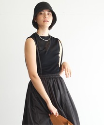 GALLARDAGALANTE | 【La nature linge】チュールノースリーブトップス(Tシャツ/カットソー)