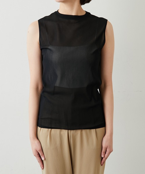 GALLARDAGALANTE ブラック長袖トップス GALLARDAGALANTE（ガリャルダガランテ）の「【La nature linge