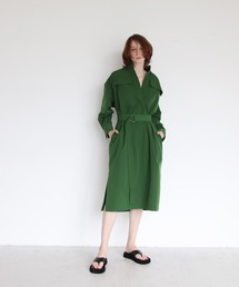 DRESSLAVE（ドレスレイブ）の「taslan twill belted dress(タスランツイルベルトワンピース)（ワンピース・レディース）」