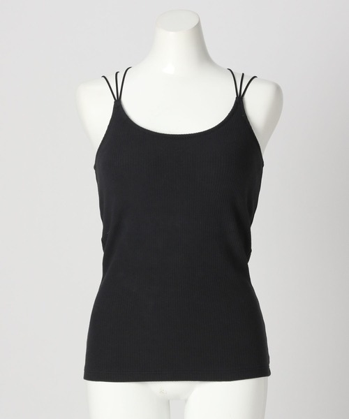 bijorie（ビジュリィ）の「【bijorie】カップ付きリブキャミ／NEW BASIC series 23SS（キャミソール・レディース・レッド/オフホワイト/チャコール・MEDIUM/LARGE/LG）」の17枚目の写真