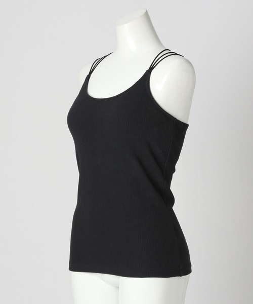 bijorie（ビジュリィ）の「【bijorie】カップ付きリブキャミ／NEW BASIC series 23SS（キャミソール・レディース・レッド/オフホワイト/チャコール・MEDIUM/LARGE/LG）」の22枚目の写真