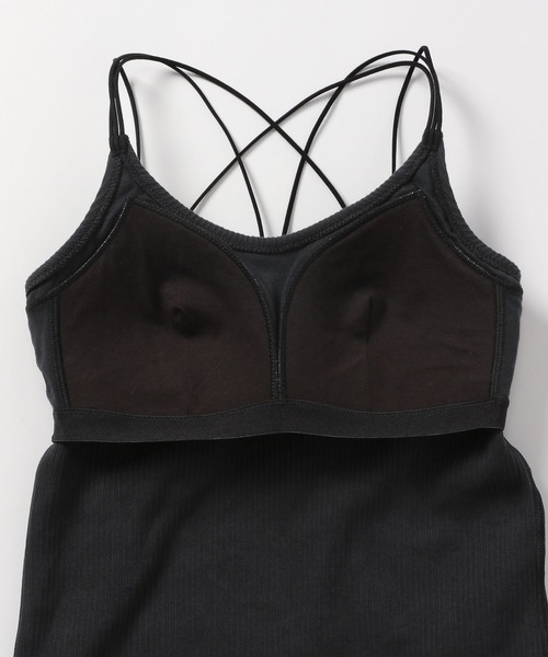 bijorie（ビジュリィ）の「【bijorie】カップ付きリブキャミ／NEW BASIC series 23SS（キャミソール・レディース・レッド/オフホワイト/チャコール・MEDIUM/LARGE/LG）」の13枚目の写真