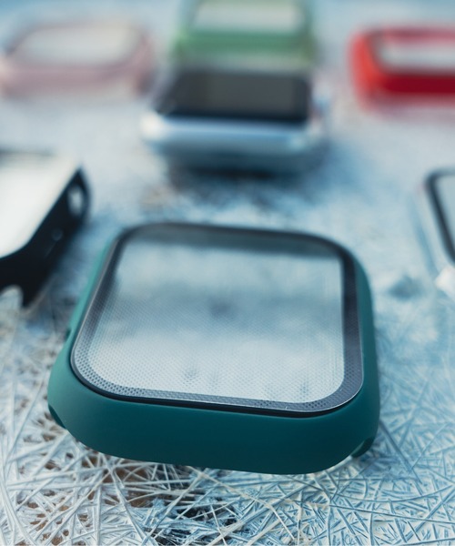 zandy(ズィーアンドワイ)の「zandy ズィー・アンド・ワイ/ Apple Watch【マットハードケース】アップルウォッチケース カバー ハードマットタイプ フル全面保護 ガラスフィルム一体式 //// case5(デジタル腕時計・メンズ・グリーン/ミント/クリア/ピンク/シルバー/レッド/ブラック/ホワイト・40/44)」の18枚目の写真