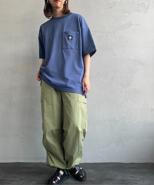 Columbia（コロンビア）の「【WEB限定】[Columbia/コロンビア] JAMES BROOK バックプリント ショートスリーブ ポケットTシャツ（Tシャツ/カットソー・レディース・ホワイト/ブラック/ダークグリーン/ネイビー・M/L/XL）」の22枚目の写真