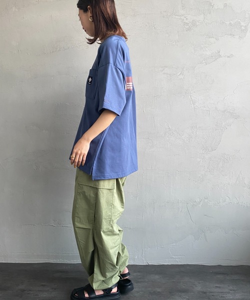 Columbia（コロンビア）の「【WEB限定】[Columbia/コロンビア] JAMES BROOK バックプリント ショートスリーブ ポケットTシャツ（Tシャツ/カットソー・レディース・ホワイト/ブラック/ダークグリーン/ネイビー・M/L/XL）」の13枚目の写真