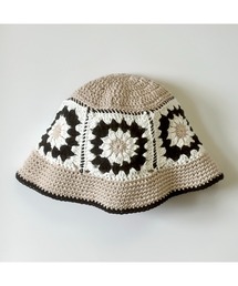 tone（トーン）の「【kotomomknit】グラニースクエアハット/大人(MA)（ハット）」