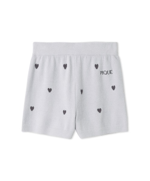 ジェラートはピケ❤︎【オンライン限定】ロゴジャガードワンピース&ショートパンツ新品 gelato pique（ジェラートピケ）の「ハートロゴジャガード