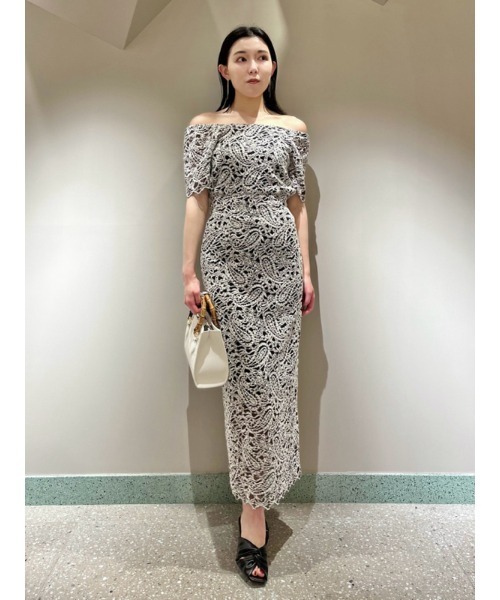 スナイデル レーストップス SNIDEL（スナイデル）の「オフショルレーストップス（Tシャツ