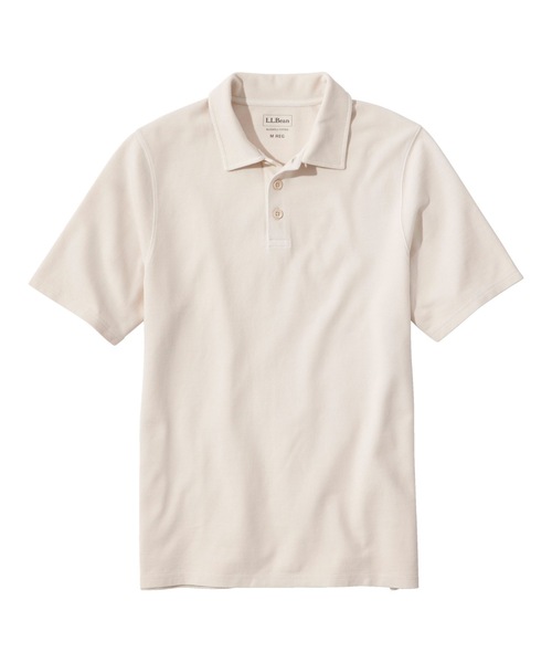 L.L.Bean(エルエルビーン)の「ビーンビルト・ピケ・ポロシャツ、半袖 米国フィット・レギュラー(ポロシャツ・メンズ・ブラウン/グリーン/ブラック/ブルー系/グレー系・MEDIUM/SMALL/LARGE/X-LARGE)」の4枚目の写真