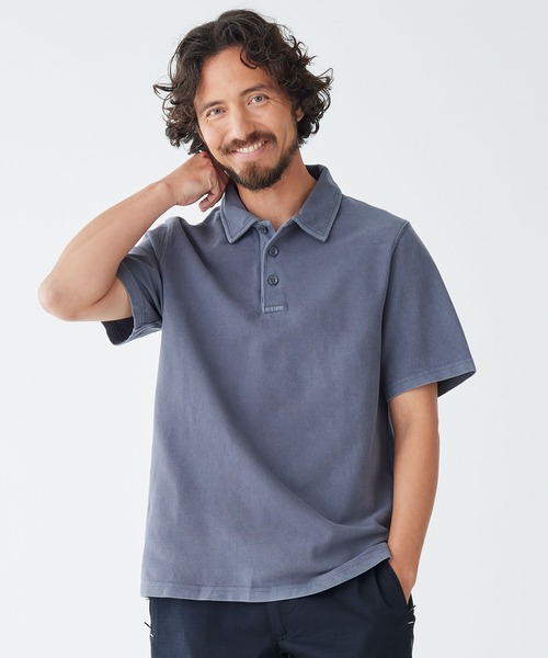 L.L.Bean(エルエルビーン)の「ビーンビルト・ピケ・ポロシャツ、半袖 米国フィット・レギュラー(ポロシャツ・メンズ・ブラウン/グリーン/ブラック/ブルー系/グレー系・MEDIUM/SMALL/LARGE/X-LARGE)」の5枚目の写真