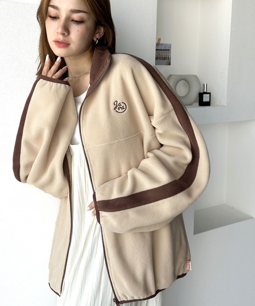 セール】《Javaジャバコラボ》大人スポーティ!ロゴ刺繍 フリースト