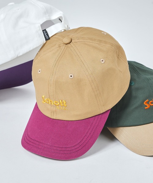 【しょー07】SCHOTT キャップ Schott N.Y.C schott キャップ メンズ 刺しゅうロゴ ショット