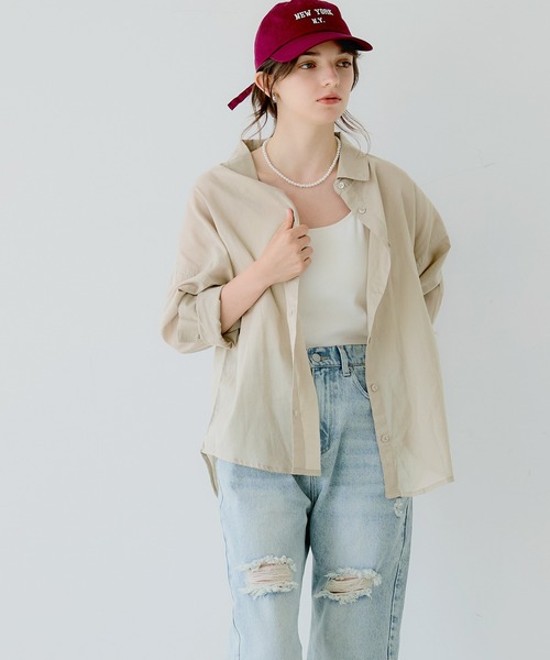 ガーゼシャツ（シャツ/ブラウス）｜coca（coca）（コカ）の