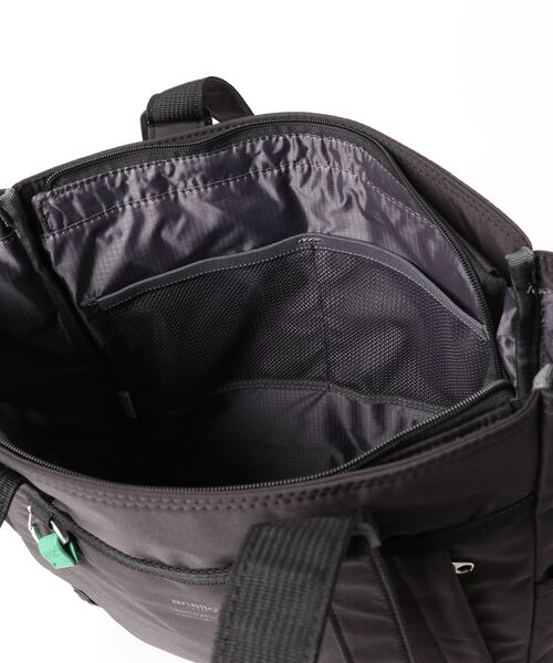 anello（アネロ）の「BASE TOTE BAG（トートバッグ・レディース・ミント/ブラック/ネイビー/ライトグレー/ベージュ・-）」の12枚目の写真