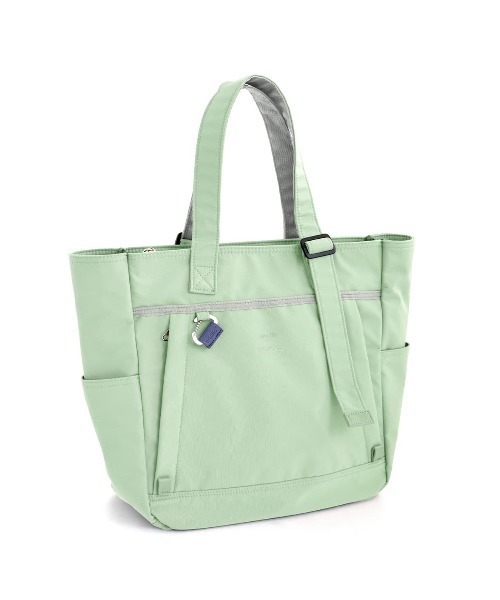 anello（アネロ）の「BASE TOTE BAG（トートバッグ・レディース・ミント/ブラック/ネイビー/ライトグレー/ベージュ・-）」の8枚目の写真