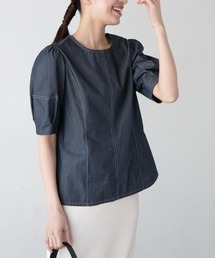 〈デニムブラウス〉