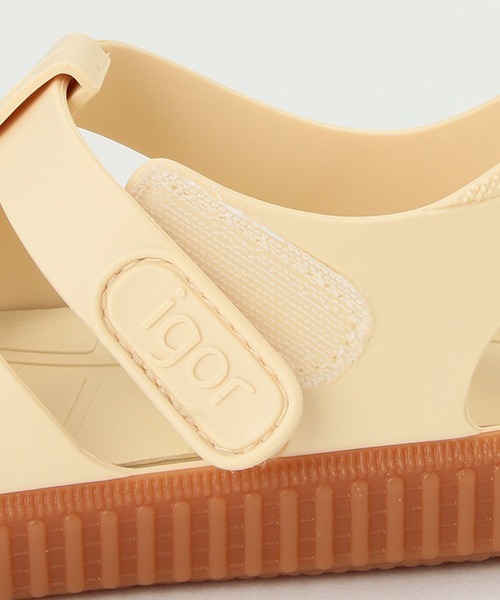 petit main(プティマイン)の「igor NICO CARAMELO(スニーカー・キッズ・ライトピンク/アイボリー/ブルーグリーン・17cm/16cm/15cm)」の5枚目の写真