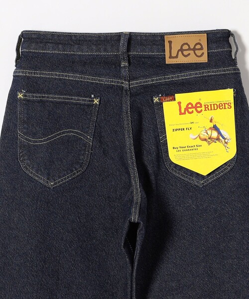 Lee（リー）の「Lee:〈洗濯機可能〉ストレート デニム パンツ（デニムパンツ・レディース・ネイビー・SMALL/MEDIUM）」の7枚目の写真