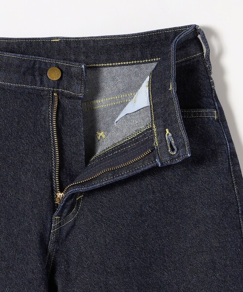 Lee（リー）の「Lee:〈洗濯機可能〉ストレート デニム パンツ（デニムパンツ・レディース・ネイビー・SMALL/MEDIUM）」の6枚目の写真