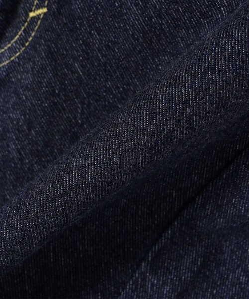 Lee（リー）の「Lee:〈洗濯機可能〉ストレート デニム パンツ（デニムパンツ・レディース・ネイビー・SMALL/MEDIUM）」の3枚目の写真