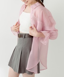 OLIVE des OLIVE | ポケット刺繍キャンディ袖シャツ　1031040390(シャツ/ブラウス)