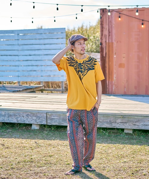 チャイハネ（チャイハネ）の「【チャイハネ】プロバンスMEN'Sパンツ（その他パンツ・メンズ・ブラック/イエロー/パープル・FREE）」の6枚目の写真