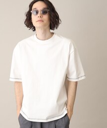 THE SHOP TK  | 配色ステッチオーバーサイズTシャツ(Tシャツ/カットソー)