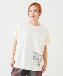 CUBE SUGAR（キューブシュガー）の「OE天竺カットソー抗菌加工ドルマンスリーブTシャツ（Tシャツ/カットソー）」