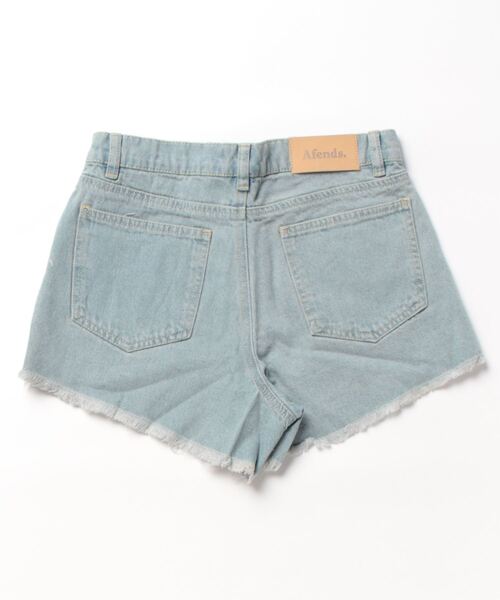 Afends（アフェンズ）の「WALK SHORTS/AFENDS(アフェンズ)デニムショートパンツ（デニムパンツ・レディース・ブルー・6/8）」の2枚目の写真
