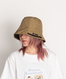 AMICAL Schlaf（アミカルシュラフ）の「ムラ染撥水 速乾 平天 ポケッタブル サウナハット（ハット）」