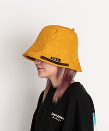 AMICAL Schlaf（アミカルシュラフ）の「ムラ染撥水 速乾 平天 ポケッタブル サウナハット（ハット）」