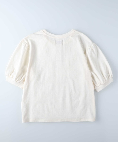 Lee(リー)の「Lee(リー)パフスリーブTシャツ(Tシャツ/カットソー・レディース・オフホワイト・M/L)」の5枚目の写真