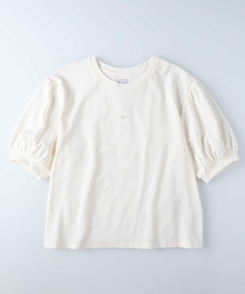 Lee(リー)の「Lee(リー)パフスリーブTシャツ(Tシャツ/カットソー・レディース・オフホワイト・M/L)」の4枚目の写真