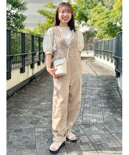 Lee(リー)の「Lee(リー)パフスリーブTシャツ(Tシャツ/カットソー・レディース・オフホワイト・M/L)」の19枚目の写真