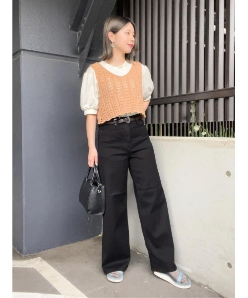 Lee(リー)の「Lee(リー)パフスリーブTシャツ(Tシャツ/カットソー・レディース・オフホワイト・M/L)」の12枚目の写真