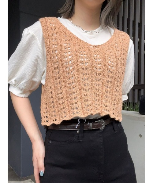 Lee(リー)の「Lee(リー)パフスリーブTシャツ(Tシャツ/カットソー・レディース・オフホワイト・M/L)」の10枚目の写真