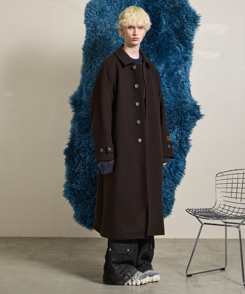 メゾンスペシャル Super170s チェスターコートサイズ1 MAISON SPECIAL（メゾンスペシャル）の「《UNISEX》Super170s