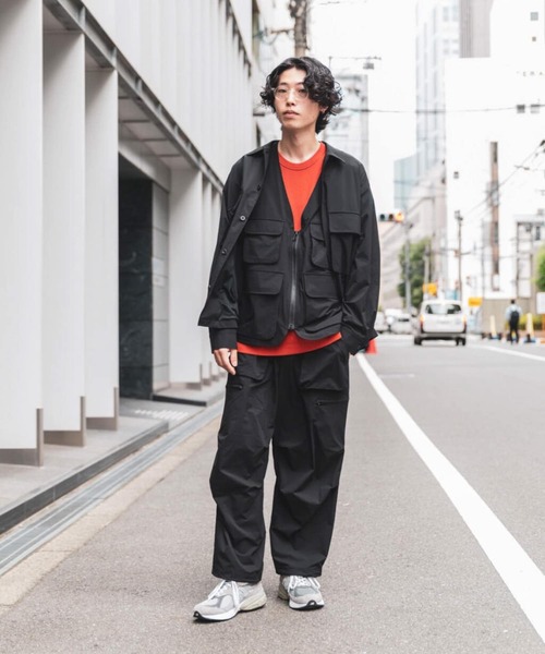 URBAN RESEARCH（アーバンリサーチ）の「『撥水/速乾』『UR TECH POLIsh POLI』マルチミリタリーシャツ（シャツ/ブラウス・メンズ・オリーブ/ブラック・MEDIUM/LARGE）」の21枚目の写真