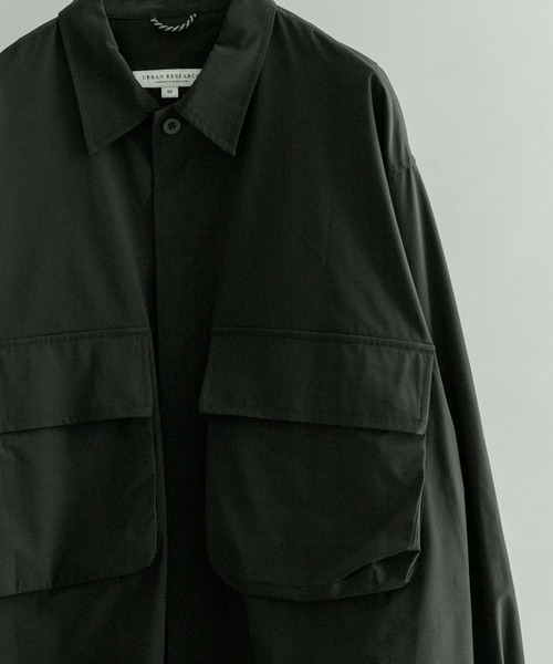 URBAN RESEARCH（アーバンリサーチ）の「『撥水/速乾』『UR TECH POLIsh POLI』マルチミリタリーシャツ（シャツ/ブラウス・メンズ・オリーブ/ブラック・MEDIUM/LARGE）」の10枚目の写真