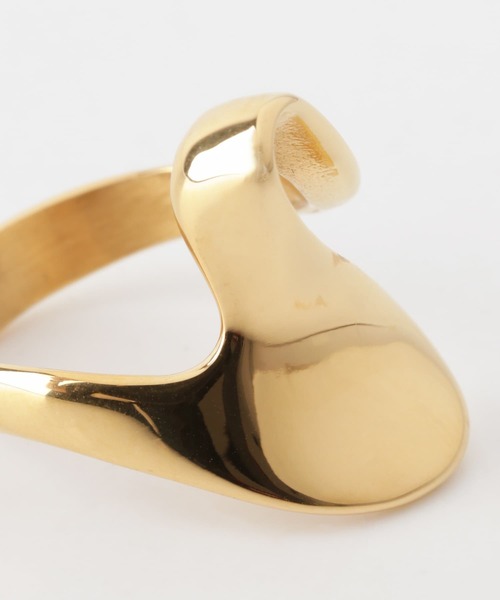 KBF（ケイビーエフ）の「ステンレスツイストリング（リング・レディース・シルバー/ゴールド・ONE）」の8枚目の写真