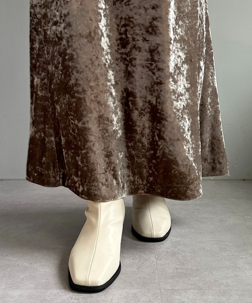 DISCOAT（ディスコート）の「《S~XLサイズ》ストレッチショートブーツ（ブーツ・レディース・ブラック/ベージュ/アイボリー・X-LARGE/SMALL/MEDIUM/LARGE）」の20枚目の写真