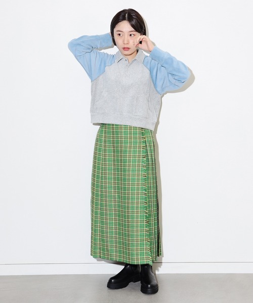 BEAMS BOY（ビームスボーイ）の「BEAMS BOY / 2トーン ベロア プルオーバー（Tシャツ/カットソー・レディース・パープル/グレー・ONE SIZE）」の17枚目の写真