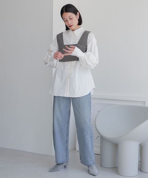 LOWRYS FARM（ローリーズファーム）の「ポインテッドヒールブーツ　969455（ブーツ・レディース・シルバー/ホワイト/ブラック・LARGE/MEDIUM）」の8枚目の写真