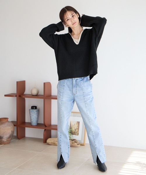 LOWRYS FARM（ローリーズファーム）の「ポインテッドヒールブーツ　969455（ブーツ・レディース・シルバー/ホワイト/ブラック・LARGE/MEDIUM）」の20枚目の写真