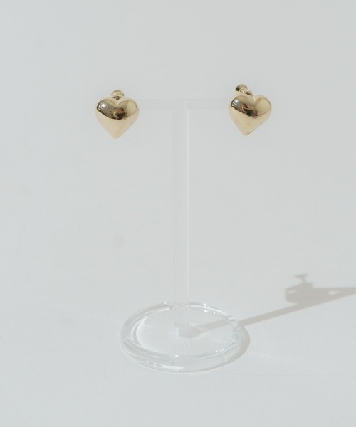 flower（フラワー）の「ハートイヤリング（イヤリング・レディース・シルバー/ゴールド・FREE）」の8枚目の写真