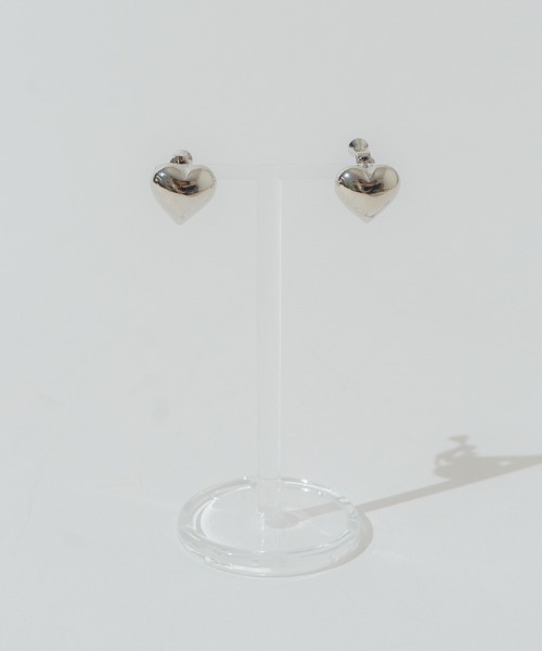 flower（フラワー）の「ハートイヤリング（イヤリング・レディース・シルバー/ゴールド・FREE）」の5枚目の写真
