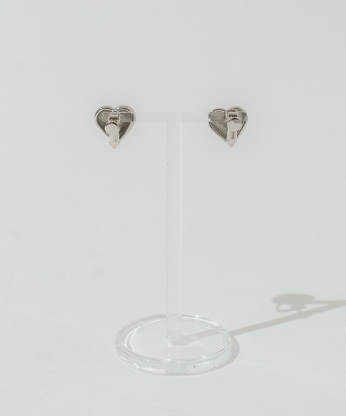 flower（フラワー）の「ハートイヤリング（イヤリング・レディース・シルバー/ゴールド・FREE）」の7枚目の写真