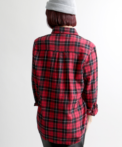 WEGO（ウィゴー）の「WEGO/ネルチェックシャツ（シャツ/ブラウス・レディース・グリーン系その他/ブルー/レッド/レッド系その他/ブラック/グリーン/ブルー系その他/その他1・FREE）」の13枚目の写真